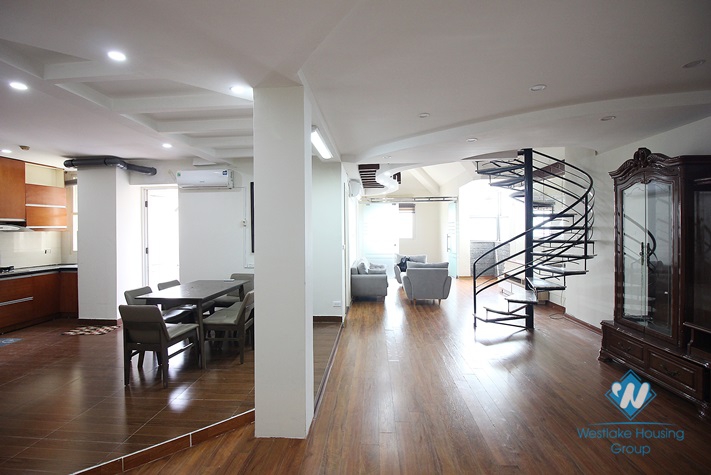 Two-floor apartment with four bedrooms in Ciputra, Tay Ho, Hanoi
